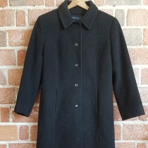 Womens black peacoat